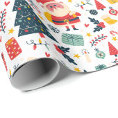 Kute kerstinpakken papier (Rol Hoek)