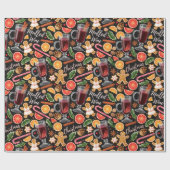 Kute kerstinpakken papier (Vlak)