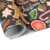 Kute kerstinpakken papier (Rol Hoek)