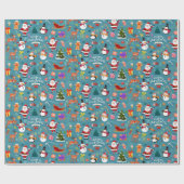 Kute kerstinpakken papier (Vlak)