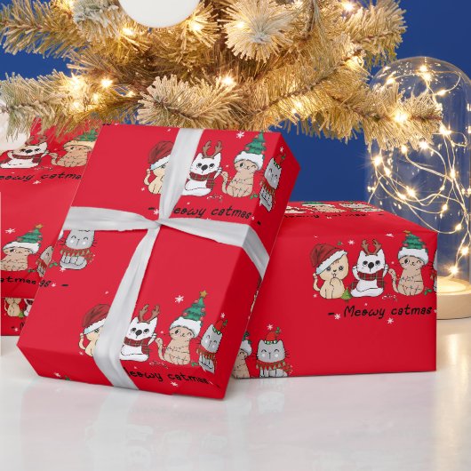 Kute kerstinpakken papier (Feestdagen)
