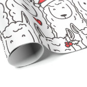 Kute kerstinpakken papier (Rol Hoek)