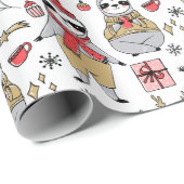 Kute kerstinpakken papier (Rol Hoek)