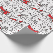 Kute kerstinpakken papier (Hoek)