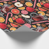 Kute kerstinpakken papier (Hoek)