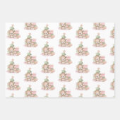 Kute kerstinpakpapierbladen inpakpapier vel (Voorkant)