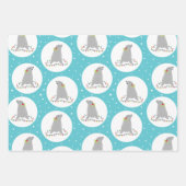 Kute kerstinpakpapierbladen inpakpapier vel (Voorkant)