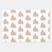 Kute kerstinpakpapierbladen inpakpapier vel (Voorkant)