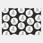 Kute kerstinpakpapierbladen inpakpapier vel (Voorkant)