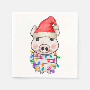 Kute kerstkaarsen servet