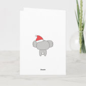 Kute kerstkaart uit Australië - Personaliseer uw p Feestdagen Kaart (Achterkant)