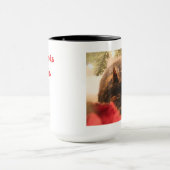 Kute kerstkalico, kerstdromen kunnen waar worden! mok (Midden)