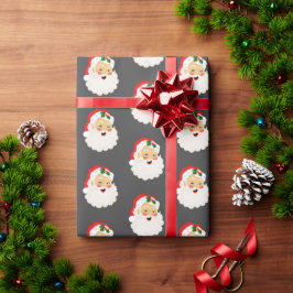 Kute kerstkerstkerstkerstcadeaupapier cadeaupapier