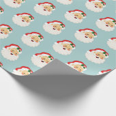 Kute kerstkerstkerstkerstcadeaupapier cadeaupapier (Hoek)