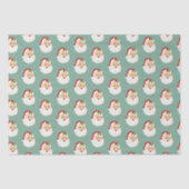 Kute kerstkerstkerstkerstcadeaupapier tissuepapier (Voorkant)