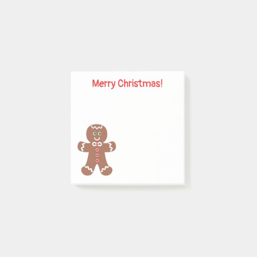 Kute kerstkerstman 3 x 3 post-it® notes (Voorkant)
