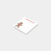 Kute kerstkerstman 3 x 3 post-it® notes (Schuin)