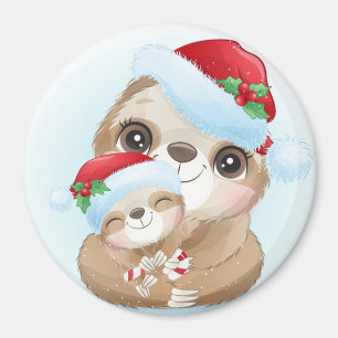 Kute kerstkleppen Magnet