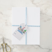 Kute kerstknomes GNOEL Snowflakes vanaf Cadeaulabel (Met Touw)