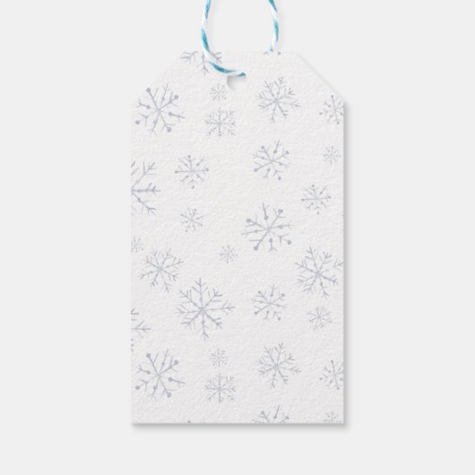 Kute kerstknomes GNOEL Snowflakes vanaf Cadeaulabel (Achterkant)