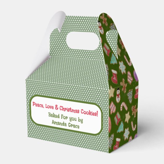 Kute kerstkoekjes bedankdoosjes (Achterkant)