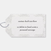 Kute kerstlabrador Puppy and Oranje Tabby Cadeaulabel (Achterkant Horizontaal)