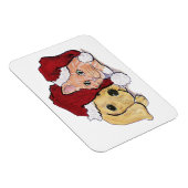 Kute kerstlabrador Puppy and Oranje Tabby Magneet (Rechterzijde)