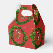 Kute kerstman en Wreath Bedankdoosjes (Achterkant)