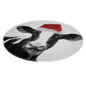 Kute kerstman met Santa Hat Snijplank (Hoek)