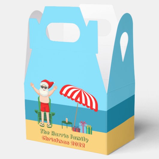 Kute kerstmis Aangepast kerstfeest Bedankdoosjes (Geopend)