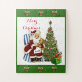 Kute Kerstmis - Aangepaste  kerstman Legpuzzel (Verticaal)