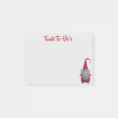 Kute Kerstmis Gnome Personeelsadvertentie Post-it® Notes (Voorkant)