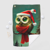 Kute Kerstmis Golfhanddoek (Insitu)