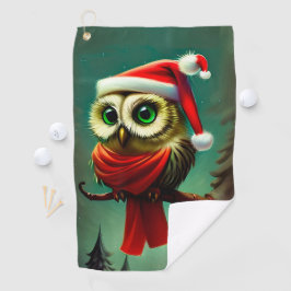 Kute  Kerstmis Golfhanddoek