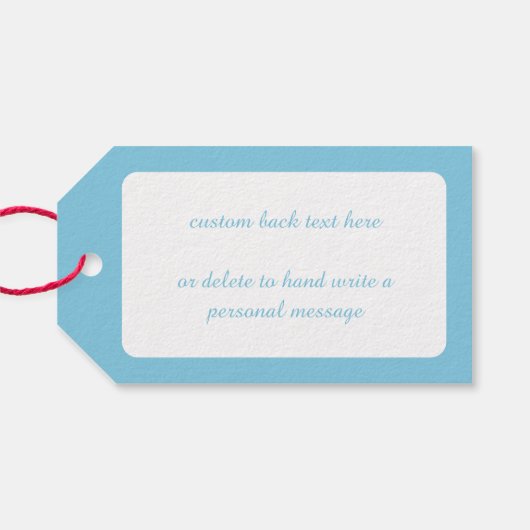 Kute Kerstmis, kerstman met Kittens en Katten! Cadeaulabel (Achterkant Horizontaal)