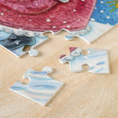 Kute Kerstmis, kerstman met Kittens en Katten! Legpuzzel (Zijkant)