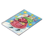 Kute Kerstmis, kerstman met Kittens en Katten! Notitieboek (Linkerzijde)