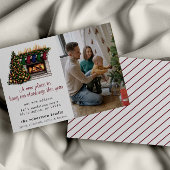 Kute kerstmis nieuwe startfoto aankondiging