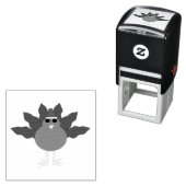 Kute Kerstmis Turkije Self Inking Stamp Zelfinktende Stempel (In situ)