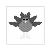 Kute Kerstmis Turkije Self Inking Stamp Zelfinktende Stempel (Design)