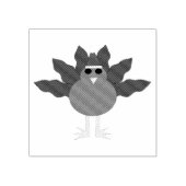 Kute kerstmis Turkije Wood Art Stempel (Afrduk)