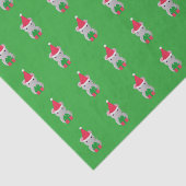 Kute kerstmuis tissuepapier (Detail)
