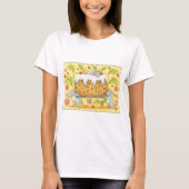 Kute kerstmuizen met een fruitdienblad t-shirt (Voorkant)