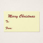 Kute kerstmuizen met een fruitdienblad visitekaartjes (Achterkant)