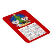 Kute kerstmuizen met  tekst magneet (Rechterzijde)