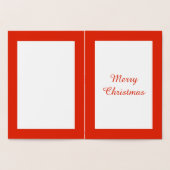 Kute kerstontbijtkoek Coupure Custom Folie Kaarten (Binnen)