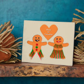 Kute kerstontbijtkoekoek fotoplaat (Zijkant)