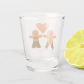 Kute kerstontbijtkoekoek shot glas (Achterkant)