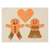 Kute kerstontbijtkoekoek tafelkleed (Voorkant (Horizontaal))