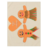 Kute kerstontbijtkoekoek tafelkleed (Voorkant)